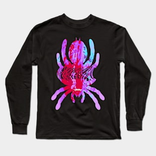 Tarantula Silhouette V75 (Tie Dye) Long Sleeve T-Shirt